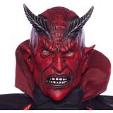 Djävular & Demoner Maskerad Heltäckande masker Folat Devil Horns Mask Latex