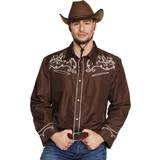 Skjortor - Vilda västern Dräkter & Kläder Boland Cowboy Shirt Brown