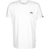 Alpha Industries Herr T-shirts Alpha Industries Backprint Short Sleeve T-shirt - White