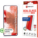 Displex Mobiltillbehör Displex 2D Real Glass Screen Protector + Case for Galaxy S22+