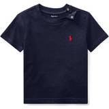 Tryckknappar T-shirts Barnkläder Polo Ralph Lauren Baby's Cotton Jersey Crewneck T-shirt - Cruise Navy