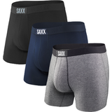 Saxx Herr Kalsonger Saxx Vibe Super Soft Jersey Boxer Brief 3-pack - Black/Grey/Blue