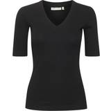 Bomull - Dam T-shirts InWear Dagna V T-shirt - Black