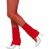 80-tal - Röd Maskeradkläder Smiffys Leg Warmers Red