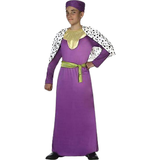 Lila Maskeradkläder Th3 Party Wizard King Balthasar Children Costume