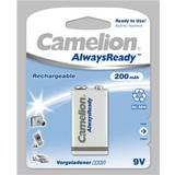 9V (6LR61) Batterier & Laddbart Camelion AlwaysReady Rechargeable 9V Compatible