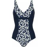 Abecita English Garden Swimsuit - Blue/White