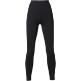 Trofé Dam Byxor & Shorts Trofé Black Long Tights in Cotton with Lace - Black