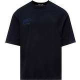 Hype Unisex Adult Printed Continu8 Oversized T-shirt - Black/Blue