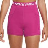 Nike Pro Dri-FIT 3" High-Rise Training Shorts Women - Active Pink/White