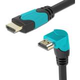 HDMI-kablar - Standard Speed with Ethernet DeLock Downwards Angled HDMI-HDMI 2m