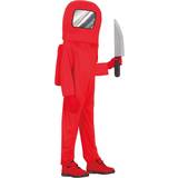Astronauter - Röd Maskeradkläder Fiestas Guirca Astronaut Kid's Costume Red
