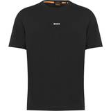 Hugo Boss Herr - Stretch T-shirts HUGO BOSS Logo Print T-shirt - Black