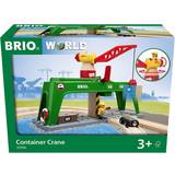 Träleksaker Tågtillbehör BRIO Container Crane 33996