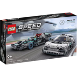 Appstöd Lego Lego Speed Champions Mercedes AMG F1 W12 E Performance & Mercedes AMG Project One 76909