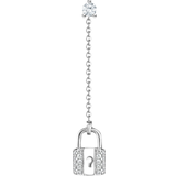 Smycken Thomas Sabo Charm Club Lock Single Earring - Silver/Transparent