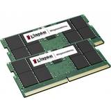 SO-DIMM DDR5 - Silver RAM minnen Kingston ValueRAM SO-DIMM DDR5 4800MHz 2x8GB (KVR48S40BS6K2-16)