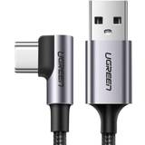 Ugreen USB-kabel Kablar Ugreen 3A 2.0 USB A - USB C 90 Degree Angled M-M 2m