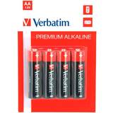 Batterier - Engångsbatterier Batterier & Laddbart Verbatim AA Premium Alkaline Compatible 4-pack