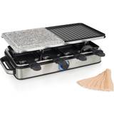 Raclettegrillar - Stål Princess Raclette 8 Stone & Grill Deluxe