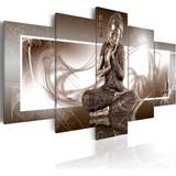 MDF Väggdekorationer Arkiio Musing Buddha Tavla 100x50cm