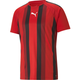 Puma Herr T-shirts Puma TeamLIGA Striped Football Jersey Men - Red/Black/White