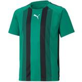 Puma Teamliga Striped Youth Football Jersey - Green/Black (704927_05)