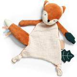 Orange Babynests & Filtar Sebra Activity Comfort Blanket Sparky the Fox