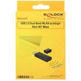 DeLock Trådlösa nätverkskort DeLock USB 3.0 WLAN N Stick 300 Mbps (12463)