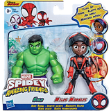 Hasbro Plastleksaker Figuriner Hasbro Marvel Spidey Amazing Friends Hulk & Miles Morales