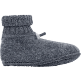 Gråa Inneskor Joha Wool Fleece Baby Shoes - Grey