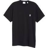 Herr - Svarta T-shirts Burberry Parker Embroidered Logo T-shirt - Black