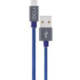 Blåa - USB A-Lightning - USB-kabel Kablar Dcutec USB A-Lightning 2m