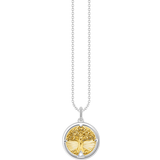 Thomas Sabo Tree of Love Necklace - Silver/Gold/Transparent