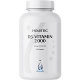 Holistic D-vitaminer Vitaminer & Mineraler Holistic D3-Vitamin 2000 IE 360 st