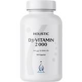 D-vitaminer - Förbättrar muskelfunktion Vitaminer & Mineraler Holistic Vitamin D3 2000IU 180 st