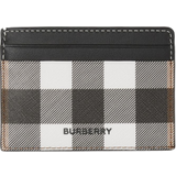 Burberry Korthållare Burberry Check Print and Leather Card Case - Dark Birch Brown