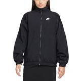 Nike Dam Jackor Nike Sportswear Essential Windrunner Woven Jacket Women - Black/Black/White