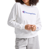 Dam - Fleece T-shirts Champion Script Logo Powerblend Fleece Relaxed Crew T-shirt - White