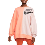 Nike Sportswear Over-Oversized Fleece Dance Sweatshirt Women's - Crimson Bliss/Pink Oxford