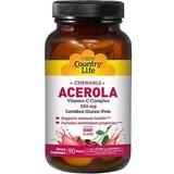 Country Life Chewable Acerola Vitamin C Complex Berry 500 mg 180 Wafers