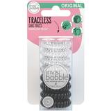 invisibobble Original Traceless Hair Ring Hanging Multipack Crystal Clear & True Black 8 Rings