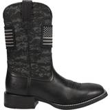 39 ⅓ Ridskor Ariat Sport Patriot Cowboy Boots - Black Deertan