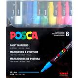 Pennor Uni Posca Fine Tip Pen 8-pack