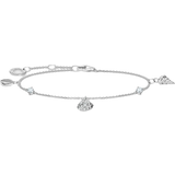Thomas Sabo Armband Thomas Sabo Charm Club Delicate Shells Bracelet - Silver/Transparent
