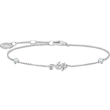 Thomas Sabo Charm Club Delicate Seahorse Bracelet - Silver/Transparent
