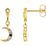 Thomas Sabo Örhängen Thomas Sabo Royalty Moon Earrings - Gold/Multicolour