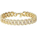 Michael kors armband smycken Michael Kors Statement Link Bracelet - Gold/Transparent