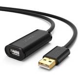 Gröna - USB A-USB A - USB-kabel Kablar Ugreen USB A-USB A M-F 5m