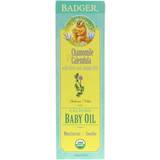Badger Barn- & Babytillbehör Badger Calming Baby Oil Chamomile & Calendula 118ml